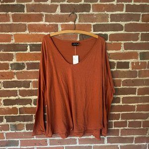 UO Out from Under His Favorite Oversized Tee in Rust, NWT, size Medium
